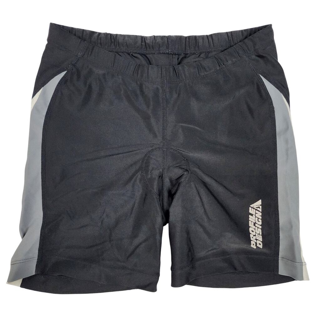 Profile Design Stretchy Black Biker Shorts